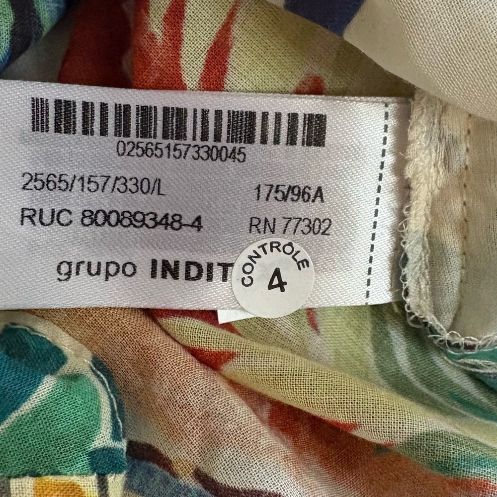 Zara Tropical Vacation Short Sleeve Shirt. Large. - Picture 4 of 4